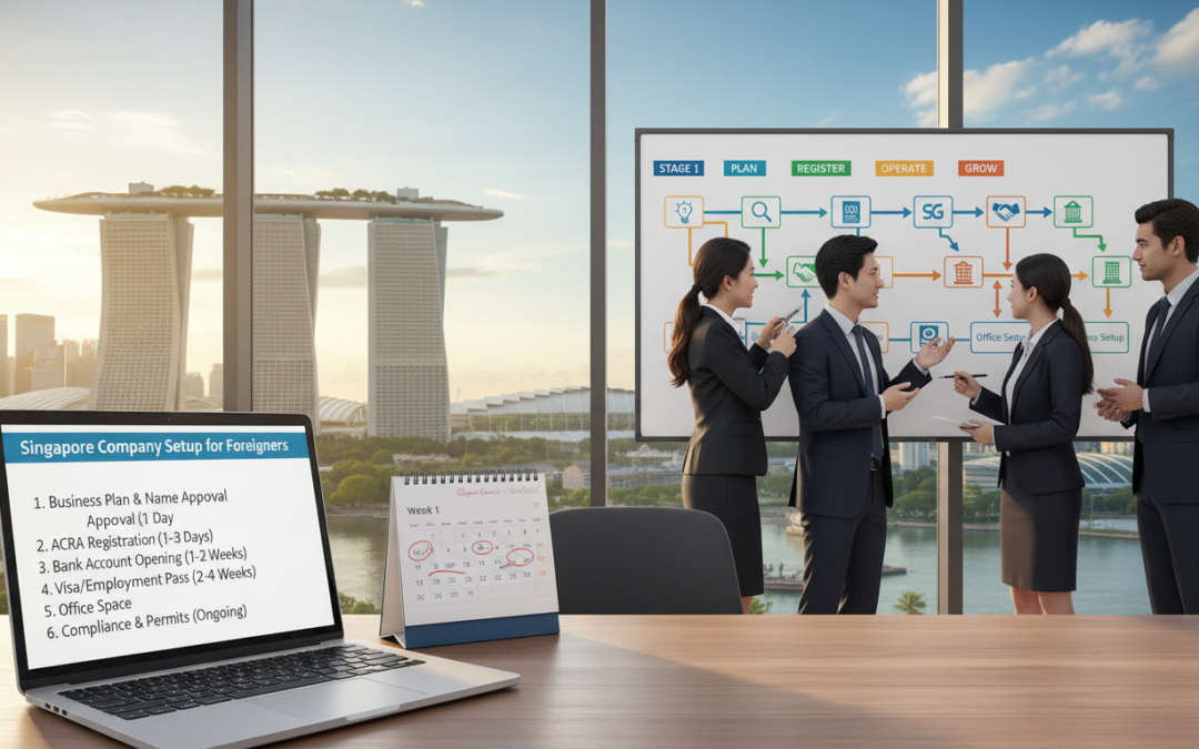 A Guide to Singapore Company Setup Timeline for Foreigners
