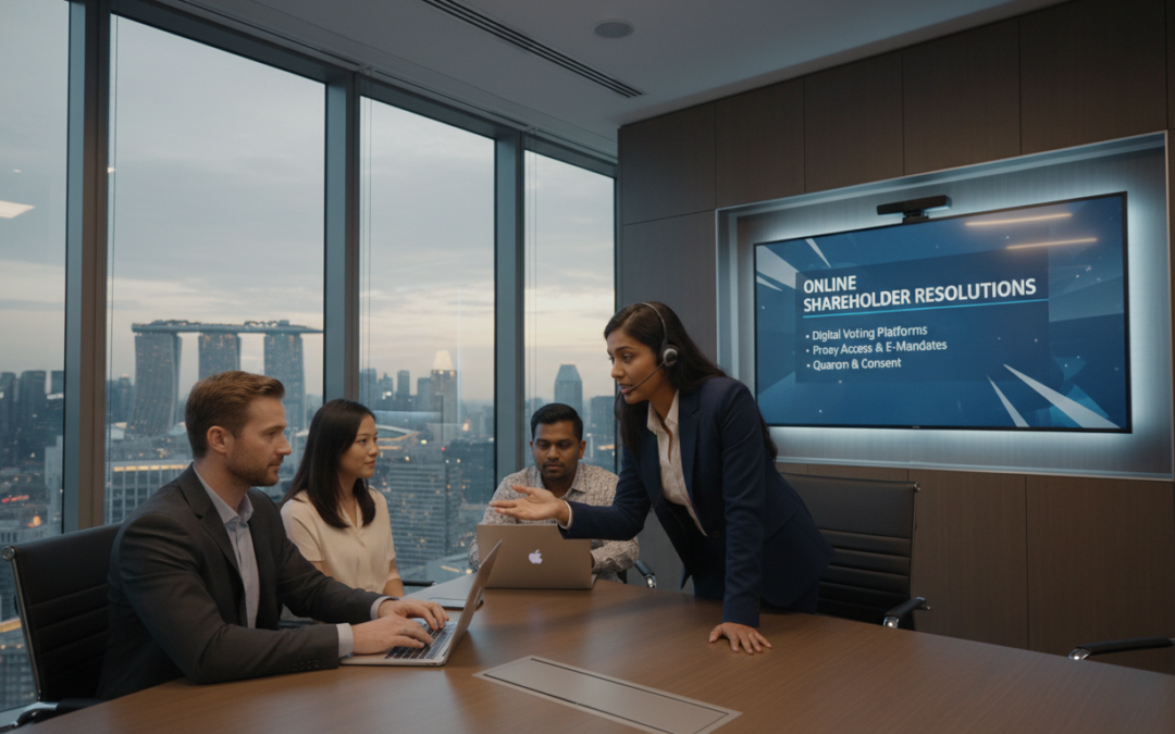 Online Shareholder Resolutions Singapore Company: A Step-by-Step Guide