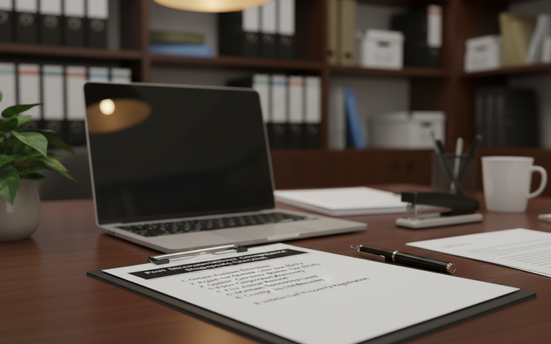 Comprehensive Post Incorporation Compliance Singapore Checklist